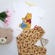 Pijama bumbac imprimeu hunny bear
