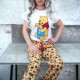 Pijama bumbac imprimeu hunny bear