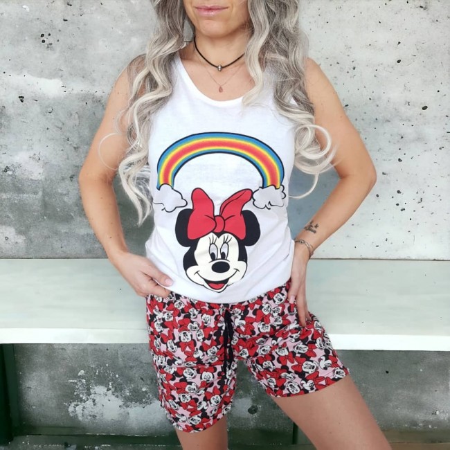 Pijama dama scurta rainbow