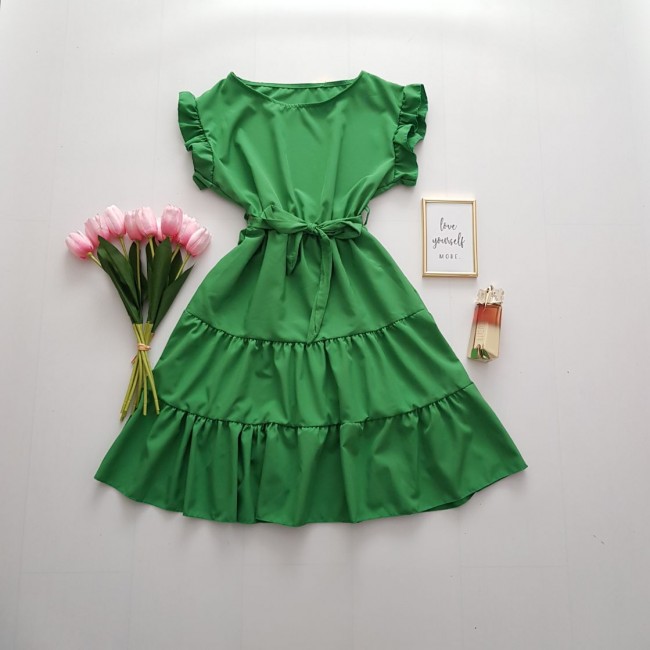 Rochie verde de vara Erika