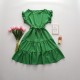 Rochie verde de vara Erika