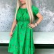 Rochie cherry verde