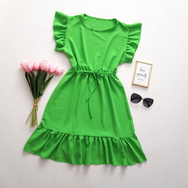 Rochie verde de vara Cecil