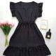 Rochie neagra de vara Cecil