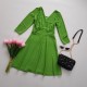 Rochie scurta eleganta verde