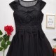 Rochie de seara din voal eleganta neagra