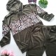 Trening catifea animal print kaki Trening catifea animal print kaki
